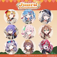 Ayunda Risu, Moona Hoshinova, Airani Iofifteen, Kureiji Ollie