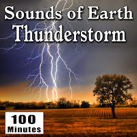 Thunderstorm With Light Rain And Cracking Thunder (Storm Ambience Sound Effects)